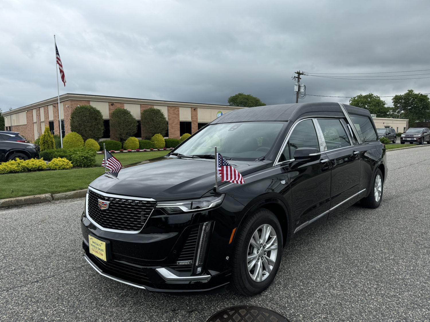 Cadillac Hearse luxury funeral vehicle with professional styling