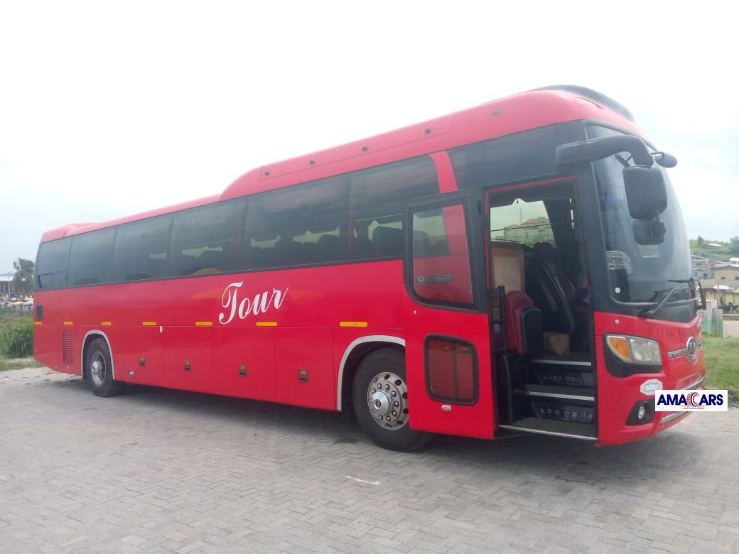 50-seater bus for large group transportation