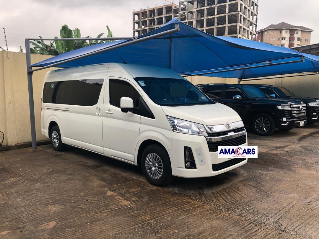 Toyota Hiace passenger van with seating for 12 people