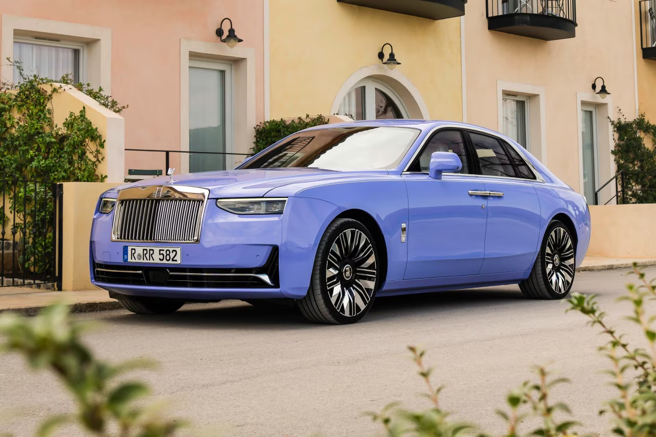 Rolls Royce Ghost ultra-luxury sedan with iconic design